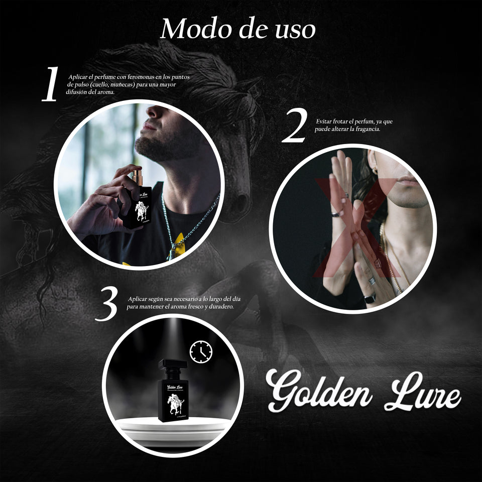 PERFUME CON FEROMONAS -GOLDEN LURE